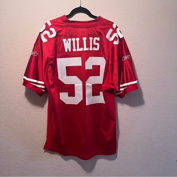 NWOT. Go Niners! Authentic San Francisco 49ers Willis #52 Jersey. - Picture 3 of 9